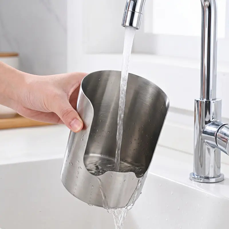 🔥LAST DAY 50% OFF ✨Thickened Stainless Steel Utensil Organizer, Rust Resistant Easy to Clean