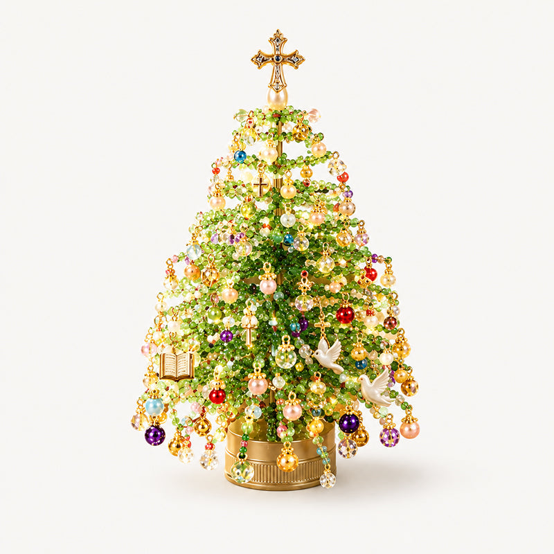 🎄🔥LAST DAY 50% OFF ✨ DIY Beaded Christmas Tree Kit – 5 Unique Styles
