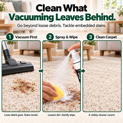 🧼🔥LAST DAY 50% OFF ✨Deep Clean Carpet & Upholstery Spray – Target Stains on Rugs, Sofas & Car Seats
