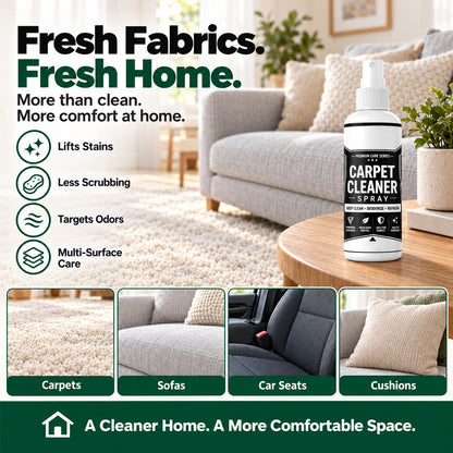 🧼🔥LAST DAY 50% OFF ✨Deep Clean Carpet & Upholstery Spray – Target Stains on Rugs, Sofas & Car Seats