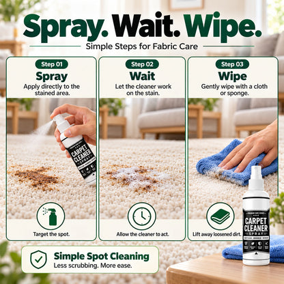 🧼🔥LAST DAY 50% OFF ✨Deep Clean Carpet & Upholstery Spray – Target Stains on Rugs, Sofas & Car Seats