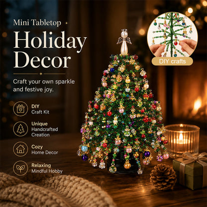 🎄🔥LAST DAY 50% OFF ✨ DIY Beaded Christmas Tree Kit – 5 Unique Styles