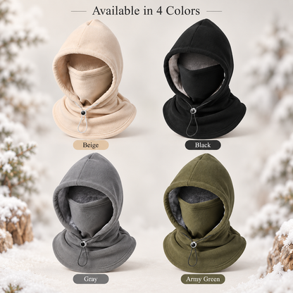 🔥LAST DAY 49% OFF ✨ 3-in-1 Winter Fleece Balaclava Hood 🧣❄️ Warm Face, Ear & Neck Cover