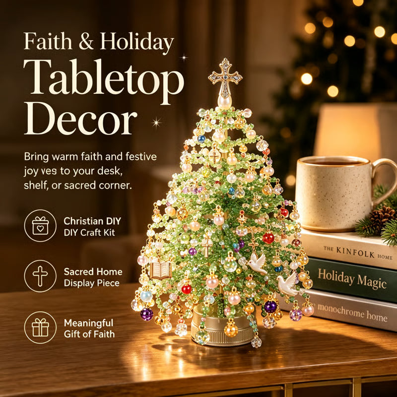 🎄🔥LAST DAY 50% OFF ✨ DIY Beaded Christmas Tree Kit – 5 Unique Styles