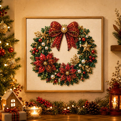 🔥LAST DAY 50% OFF ✨DIY Christmas Pearl Diamond Painting Kit