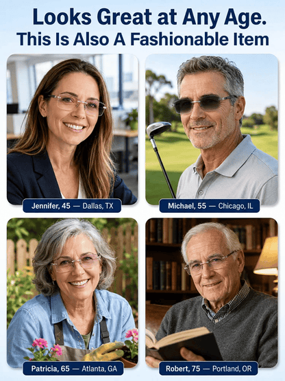 🔥LAST DAY 50% OFF ✨[Regain Your Youthful Vision] Smart Zoom Diamond-Cut Reading Glasses