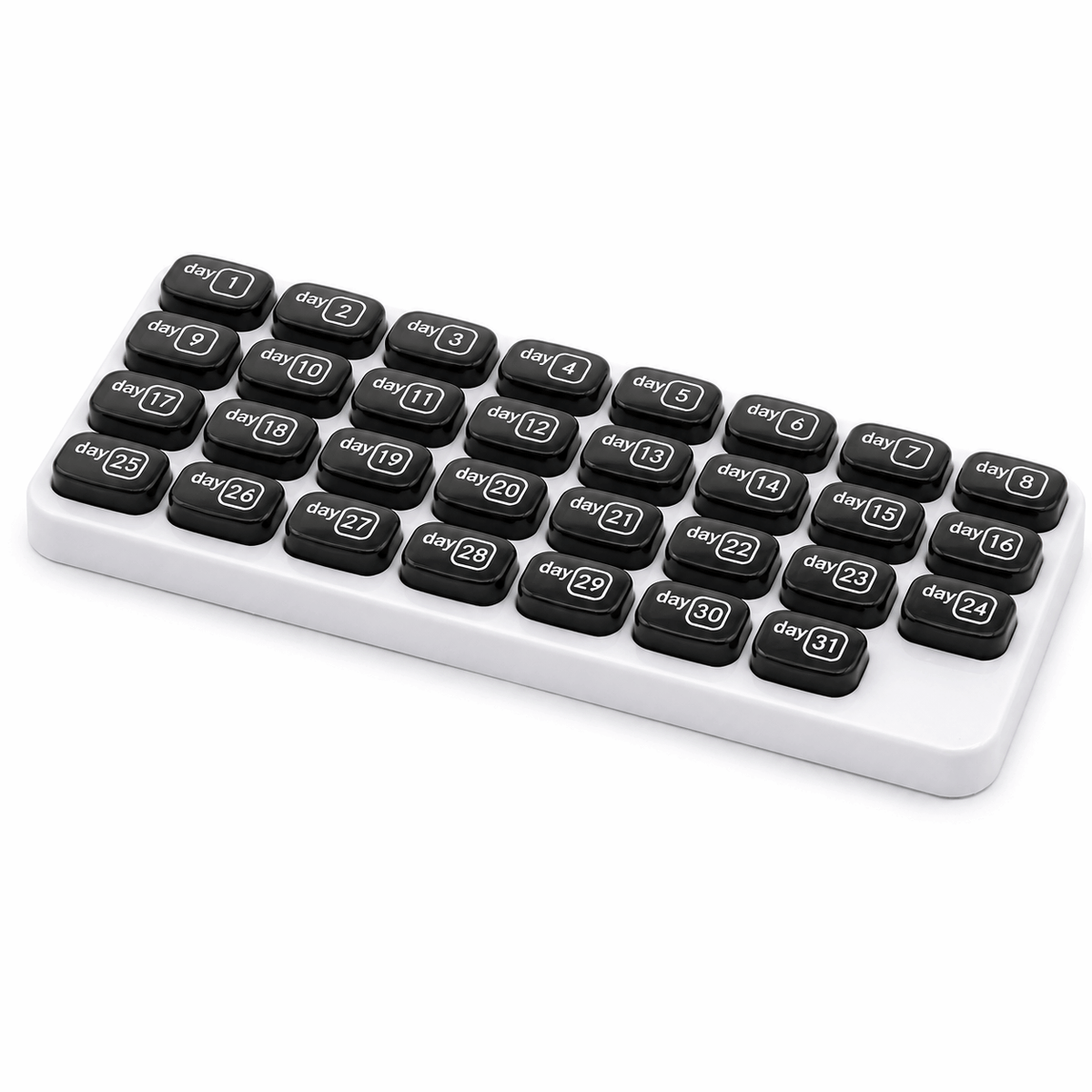🔥LAST DAY 75% OFF ✨Monthly Pill Organizer with Lid Travel Case for Vitamins & Medications