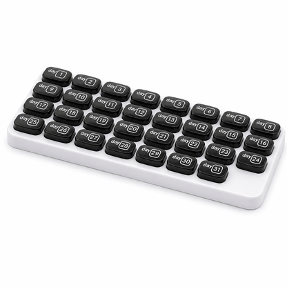 🔥LAST DAY 75% OFF ✨Monthly Pill Organizer with Lid Travel Case for Vitamins & Medications