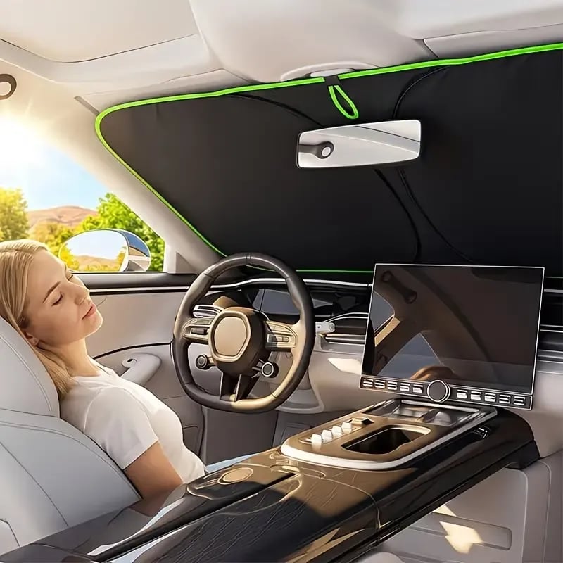 🔥LAST DAY 50% OFF ✨ Portable Heat-Insulating Vehicle Sunshade, Upgraded Thickened Front Window Sun Shade