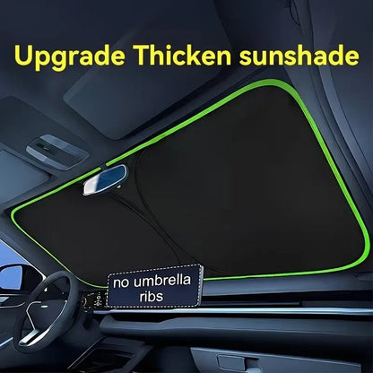 🔥LAST DAY 50% OFF ✨ Portable Heat-Insulating Vehicle Sunshade, Upgraded Thickened Front Window Sun Shade