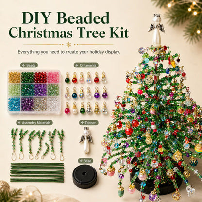 🎄🔥LAST DAY 50% OFF ✨ DIY Beaded Christmas Tree Kit – 5 Unique Styles