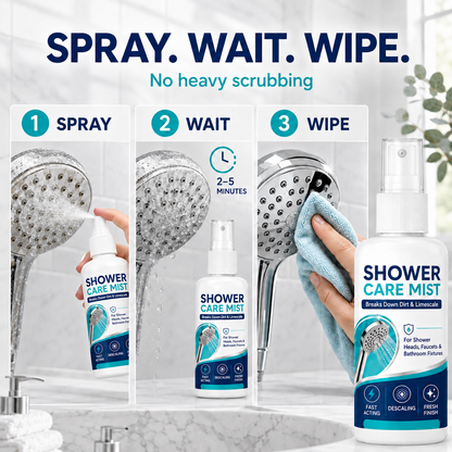 🔥LAST DAY 50% OFF ✨ Shower Limescale Remover Spray – Tackle Hard Water Buildup