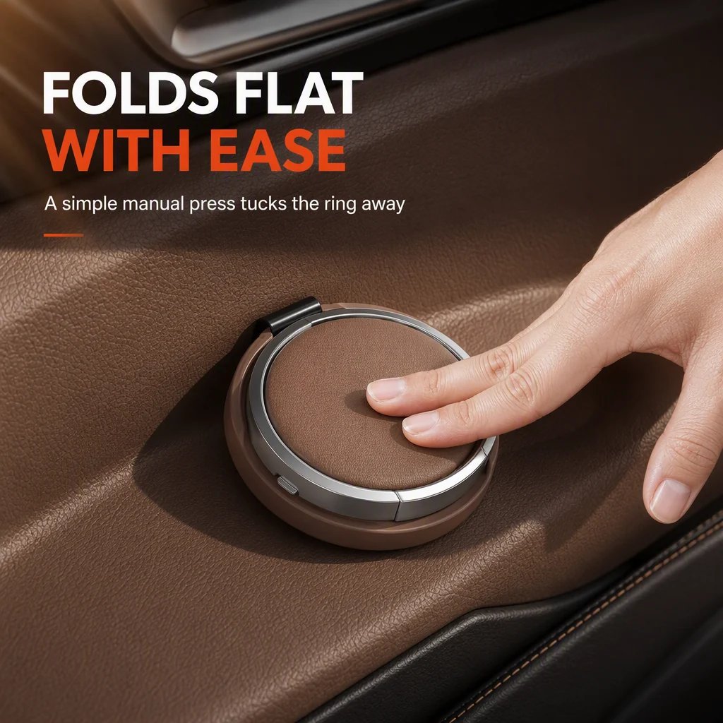 🔥LAST DAY 50% OFF ✨Foldable Car Cup Holder with Hook, Space-Saving Vehicle Drink Holder for Bottles, Coffee Cups & Tumblers