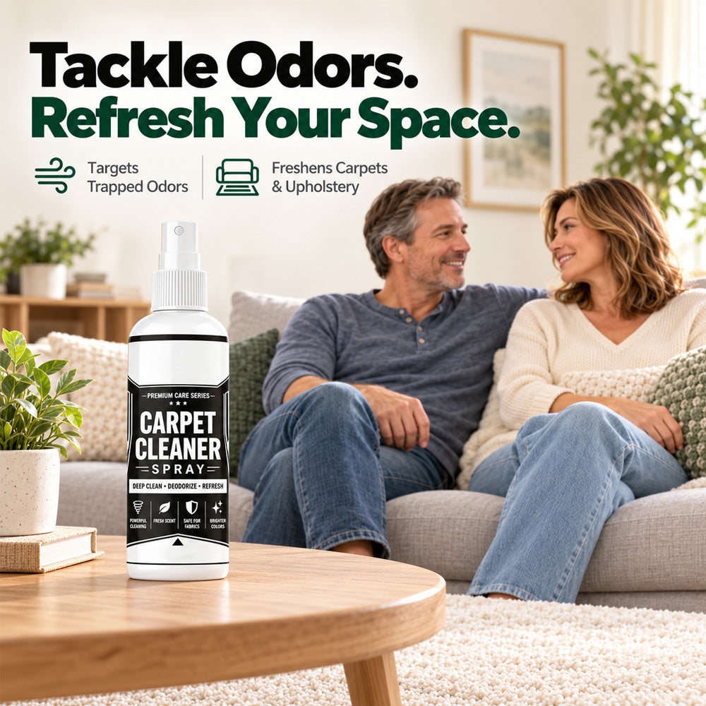 🧼🔥LAST DAY 50% OFF ✨Deep Clean Carpet & Upholstery Spray – Target Stains on Rugs, Sofas & Car Seats