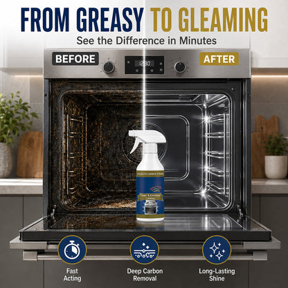 🔥LAST DAY 50% OFF ✨ Oven & Cooktop Cleaner Spray – Cut Through Burnt-On Grease