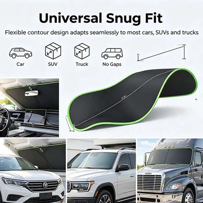 🔥LAST DAY 50% OFF ✨ Portable Heat-Insulating Vehicle Sunshade, Upgraded Thickened Front Window Sun Shade