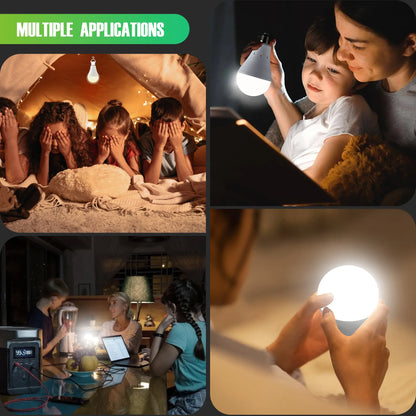 🔥LAST DAY 50% OFF ✨ Rechargeable Emergency Light Bulbs – Stay Lit During Outages