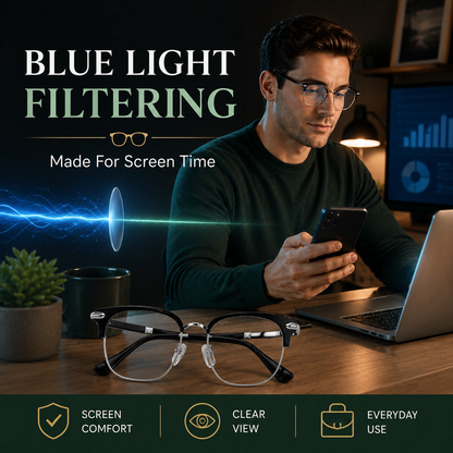 Pourlume® Ultra Light Anti Blue Presbyopic Glasses upsell