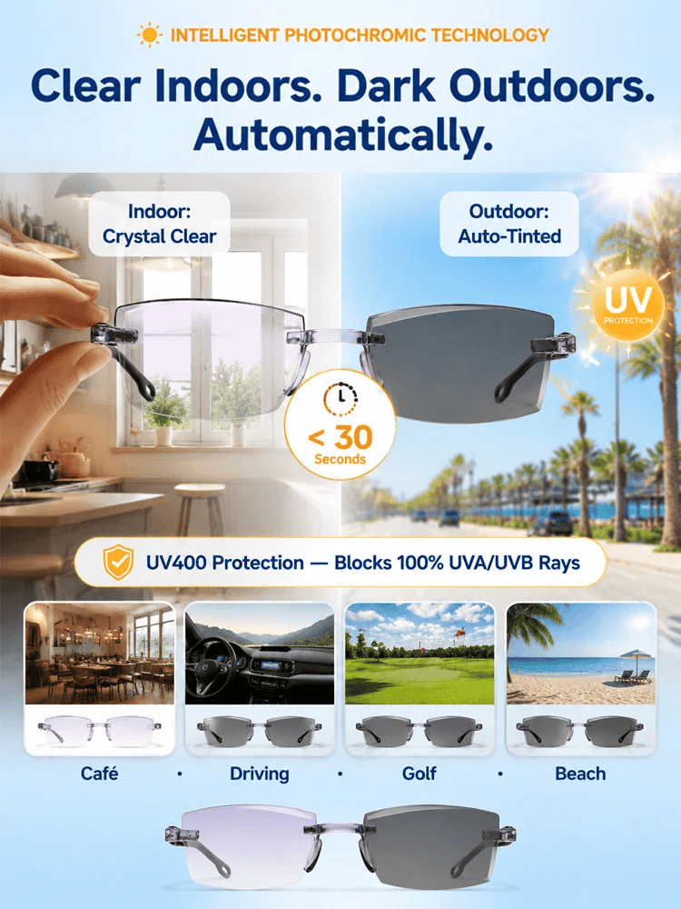 🔥LAST DAY 70% OFF ✨[Regain Your Youthful Vision] Smart Zoom Diamond-Cut Reading Glasses