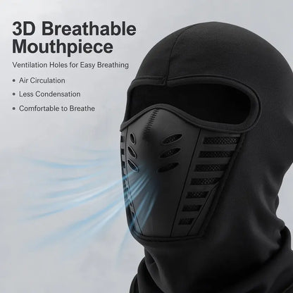 ❄️ 🔥LAST DAY 50% OFF ✨ Unisex Fleece Full Face Balaclava Ski Mask - Windproof, Anti-Haze, Soft Sports & Outdoor Hat