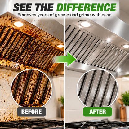 🔥LAST DAY 50% OFF ✨Heavy Duty Kitchen Degreaser Spray – Powerful Grease Remover For Stove, Oven, Cabinets & Multiple Surfaces