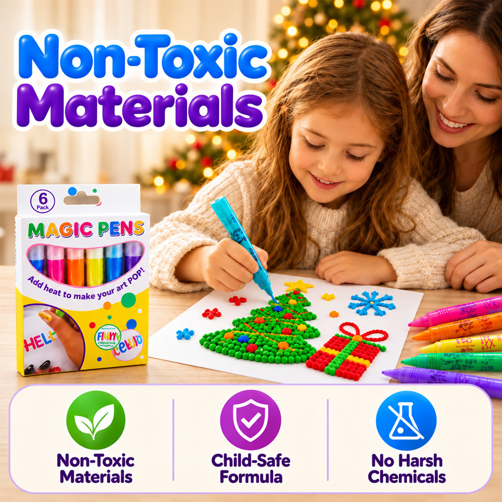 🔥LAST DAY 50% OFF ✨ 3D Magic Pen – Create Puffy 3D Art with Every Stroke!🎄Creative Christmas Gift | DIY Bubble Drawing Fun