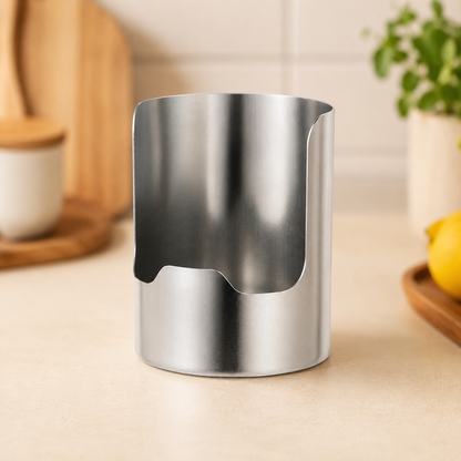 🔥LAST DAY 50% OFF ✨Thickened Stainless Steel Utensil Organizer, Rust Resistant Easy to Clean