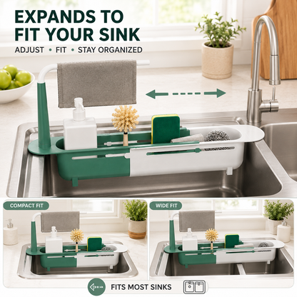 🔥LAST DAY 50% OFF ✨ Updated Telescopic Sink Storage Rack