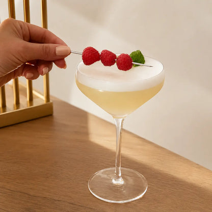 Pourlume 4-Piece Crystal Coupe Glasses