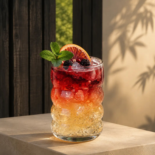 Pourlume Ripple Bubble Plastic Tumblers