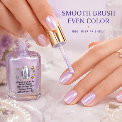 🔥LAST DAY 50% OFF ✨Lilac Glossy Mirror Nail Strengthener