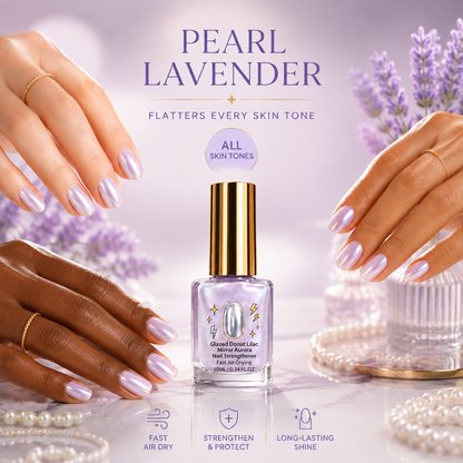 🔥LAST DAY 50% OFF ✨Lilac Glossy Mirror Nail Strengthener