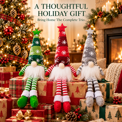 🎄🔥LAST DAY 50% OFF ✨ Light-Up Christmas Gnome Doll – Cute Holiday Home Decoration