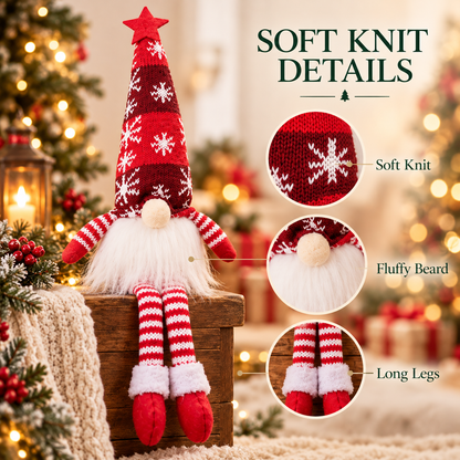 🎄🔥LAST DAY 50% OFF ✨ Light-Up Christmas Gnome Doll – Cute Holiday Home Decoration