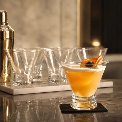 Pourlume 4-Pack Martini Cocktail Glasses