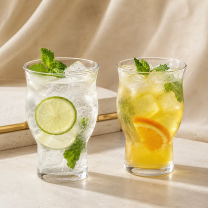 Pourlume Tulip Base Glass Tumbler