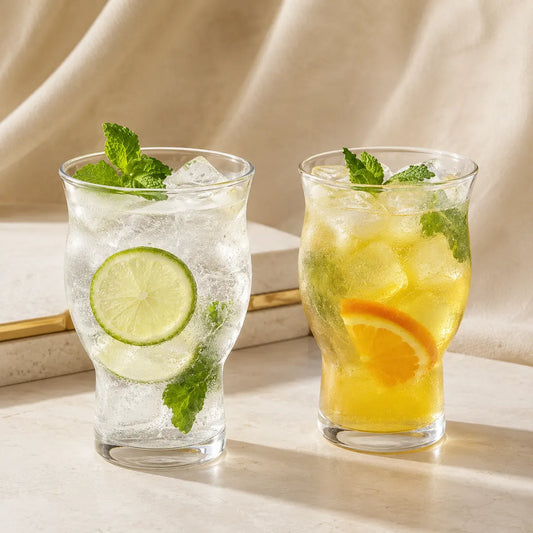 Pourlume Tulip Base Glass Tumbler