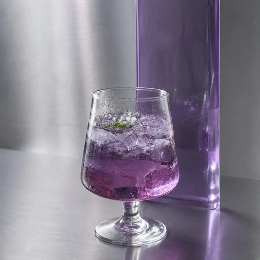 Pourlume Geometric Short Stem Glass Cups
