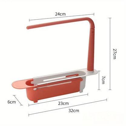 🔥LAST DAY 50% OFF ✨ Updated Telescopic Sink Storage Rack