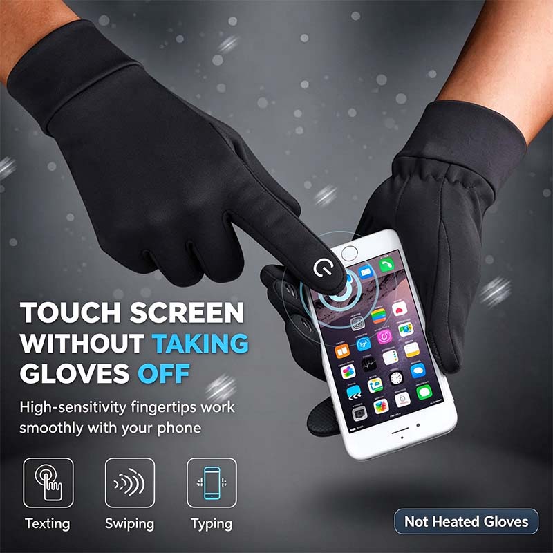 🔥LAST DAY 50% OFF ✨ Winter Gloves Women Men Gloves Liners Thermal Warm Touch Screen