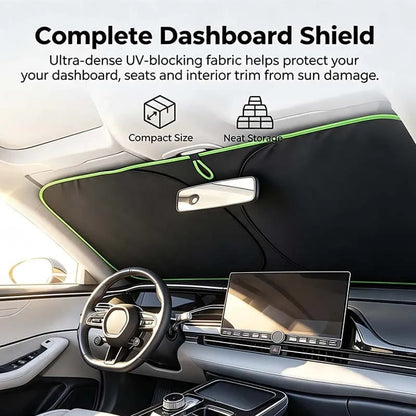 🔥LAST DAY 50% OFF ✨ Portable Heat-Insulating Vehicle Sunshade, Upgraded Thickened Front Window Sun Shade