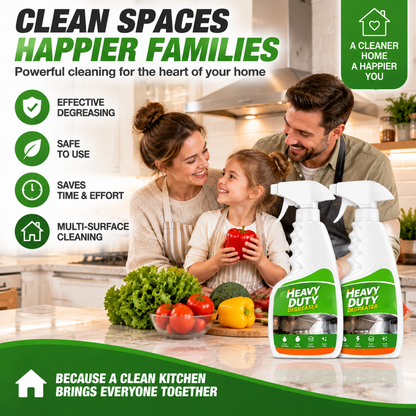 🔥LAST DAY 50% OFF ✨Heavy Duty Kitchen Degreaser Spray – Powerful Grease Remover For Stove, Oven, Cabinets & Multiple Surfaces