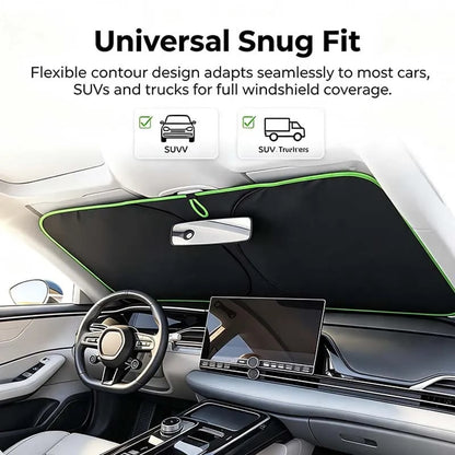 🔥LAST DAY 50% OFF ✨ Portable Heat-Insulating Vehicle Sunshade, Upgraded Thickened Front Window Sun Shade