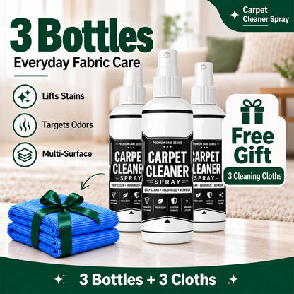 🧼🔥LAST DAY 50% OFF ✨Deep Clean Carpet & Upholstery Spray – Target Stains on Rugs, Sofas & Car Seats