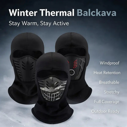 ❄️ 🔥LAST DAY 50% OFF ✨ Unisex Fleece Full Face Balaclava Ski Mask - Windproof, Anti-Haze, Soft Sports & Outdoor Hat