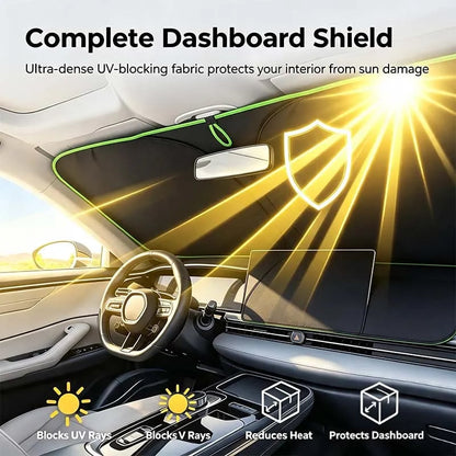 🔥LAST DAY 50% OFF ✨ Portable Heat-Insulating Vehicle Sunshade, Upgraded Thickened Front Window Sun Shade