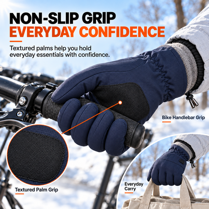 ❄️ 🔥LAST DAY 50% OFF ✨Thermal Winter Gloves for Men & Women – Windproof, Touchscreen & Non-Slip Grip for Cycling and Outdoor Activities