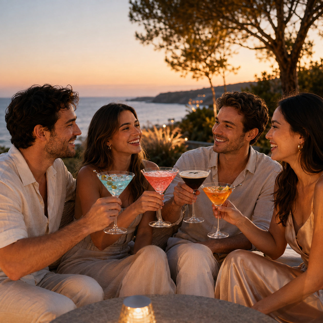 Morveniq premium drinking glasses and cocktail glassware