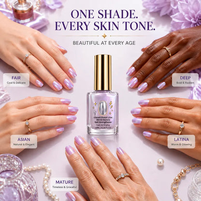 🔥LAST DAY 50% OFF ✨Lilac Glossy Mirror Nail Strengthener