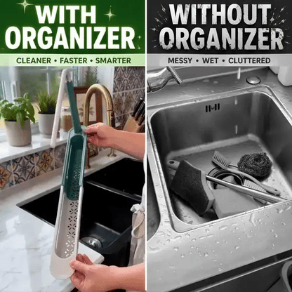 🔥LAST DAY 50% OFF ✨ Updated Telescopic Sink Storage Rack